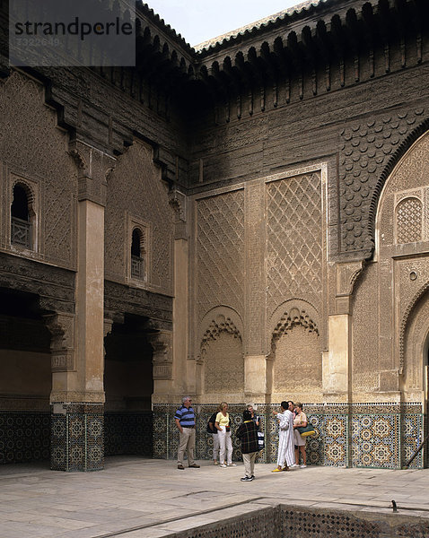 Tourist Big Ben Marrakesch Innenhof Hof Marokko