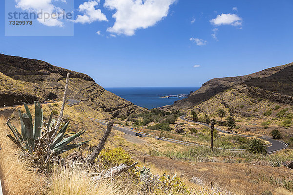 Das Hochland bei El Risco  Region Agaete  Gran Canaria  Kanarische Inseln  Spanien  Europa  ÖffentlicherGrund