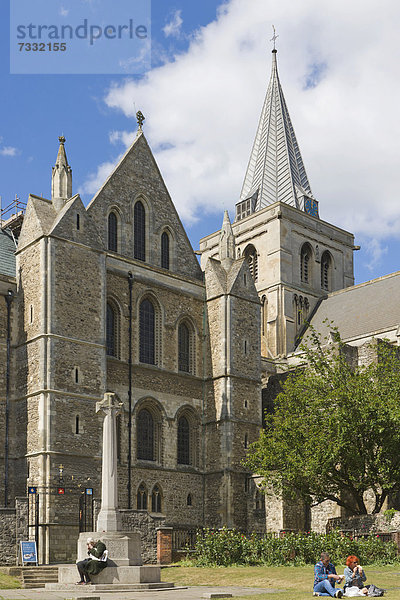 Kathedrale von Rochester  Rochester  Kent  England  Großbritannien  Europa