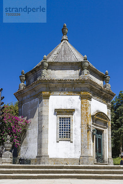 Kapelle Capela do Descimento  Terreiro de Moises  Santuario do Bom Jesus do Monte  Tenoes  Braga  Cavado  Norte  Portugal  Europa