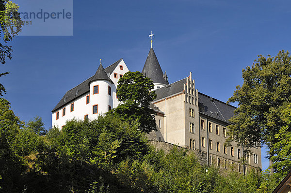 Schloss Schwarzenberg  Schwarzenberg  Erzgebirge  Sachsen  Deutschland  Europa