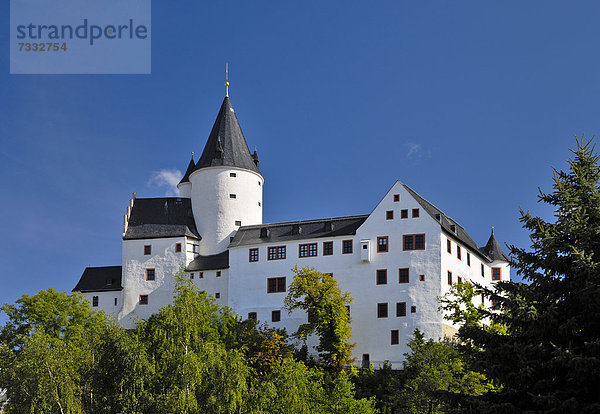 Schloss Schwarzenberg  Erzgebirge  Sachsen  Deutschland  Europa