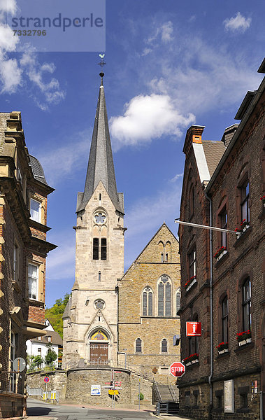 Markuskirche  Braubach  Rhein-Lahn-Kreis  Rheinland-Pfalz  Deutschland  Europa