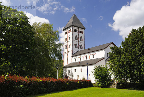 St. Johannes-Kirche  Unesco Weltkulturerbe Oberes Mittelrheintal  Lahnstein  Rheinland-Pfalz  Deutschland  Europa