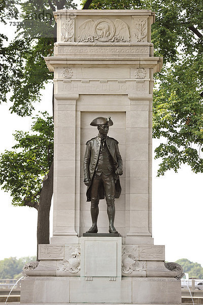 John Paul Monument  Washington DC  D.C.  District of Columbia  Vereinigte Staaten von Amerika  USA