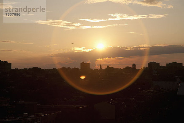 Sonnenuntergang über Montreal  Kanada