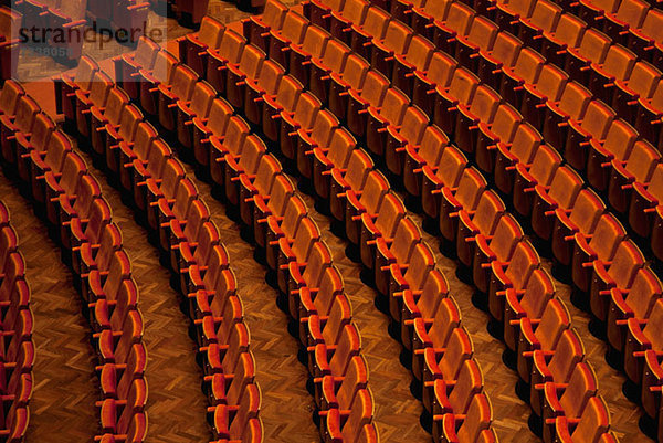 Ansicht der Sitze in einem Theater
