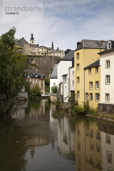 Luxemburg Hauptstadt Europa Fluss Ortsteil Luxemburg