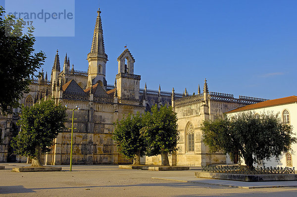 Monastery of Santa Maria da Vitoria  Mosteiro da Batalha  Kloster von Batalha  UNESCO Weltkulturerbe  Batalha  Distrikt Leiria  Estremadura  Portugal  Europa