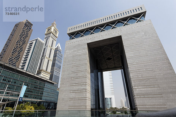 The Gate  Dubai International Financial Centre  DIFC  Dubai  Vereinigte Arabische Emirate  Naher Osten  Asien