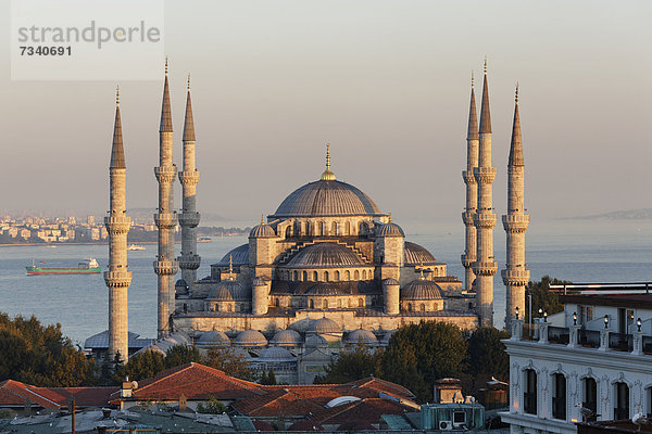 Blaue Moschee  auch Sultan-Ahmed-Moschee  Sultanahmet Camii  Istanbul  Türkei  Europa
