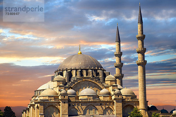 Süleymaniye-Moschee  Süleymaniye Camii  1550-1558  auf dem Dritten Hügel  Istanbul  Türkei