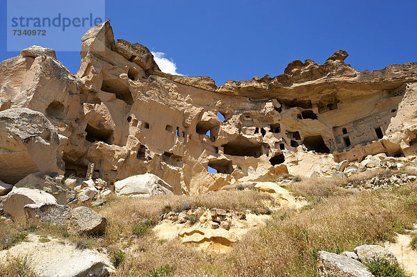 Felsen-Häuser  Cauvsin  Kappadokien  Türkei