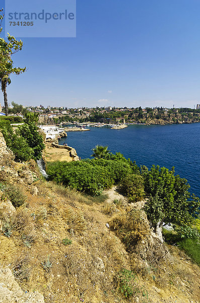 Hafen Eingang Küste Ansicht Antalya Türkei