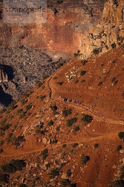 nahe  folgen  aufwärts  Ehrfurcht  Dorf  wandern  Arizona  Entdeckung  Schlucht