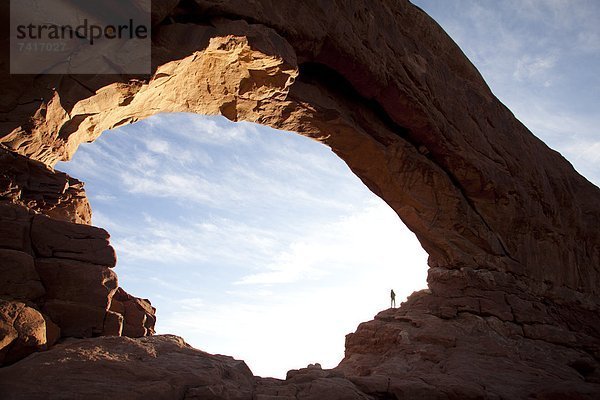 nahe  Brücke  wandern  Moab  Utah