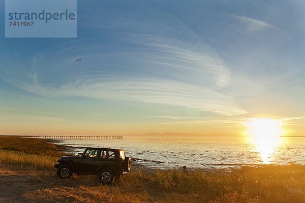 Strand  Sonnenuntergang