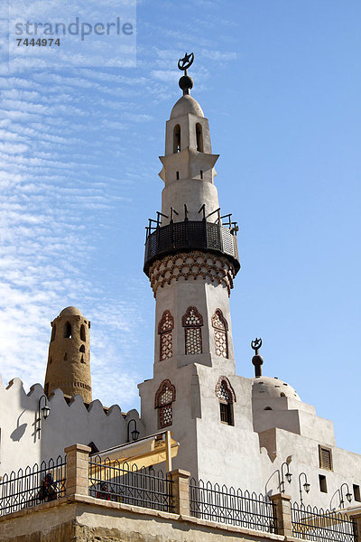 Minarett der Moschee Abu al Haggag im Luxor-Tempel  Ägypten