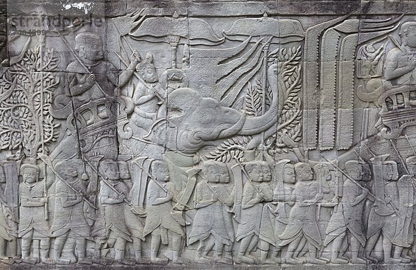 Stein  fahren  schnitzen  Elefant  König - Monarchie  Zeichnung  Südostasien  UNESCO-Welterbe  Vietnam  Angkor Wat  Asien  Kambodscha  Siem Reap