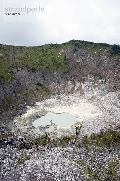 Aktion  Vulkan  Berg  Südostasien  Krater  Asien  Indonesien  Sulawesi