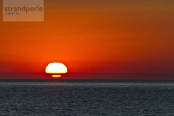 Sonnenaufgang  Meer  Nordamerika  Mexiko  Baja California  Kalifornien