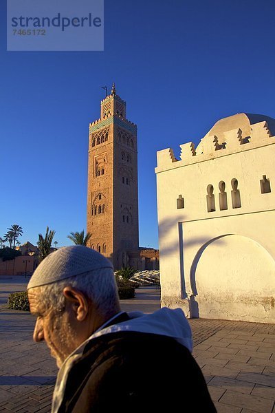 Nordafrika  Marrakesch  Afrika  Koutoubia-Moschee  Marokko