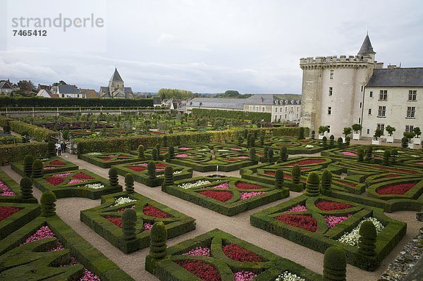 Frankreich  Europa  Garten  UNESCO-Welterbe  Indre-et-Loire  Loiretal