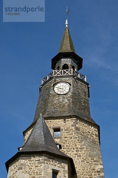 Turmuhr  Frankreich  Europa  Stadt  Uhr  kaufen  Bretagne  Dinan