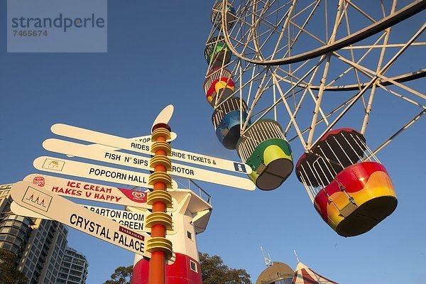 Pazifischer Ozean  Pazifik  Stiller Ozean  Großer Ozean  Australien  Luna Park  New South Wales  Sydney