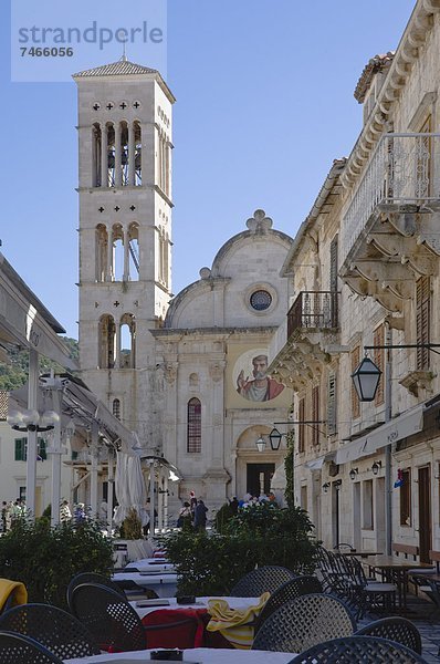 Mittelalter  Europa  Großstadt  Kathedrale  Kroatien  Dalmatien  Hvar
