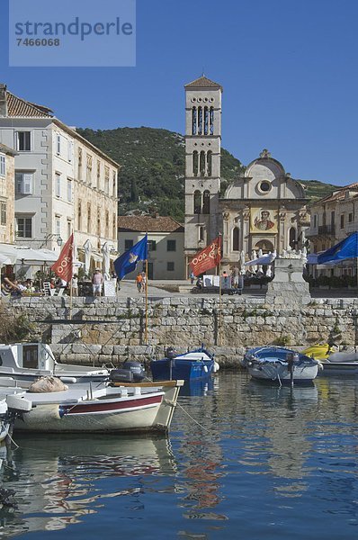 Hafen  Mittelalter  Europa  Großstadt  Kathedrale  Kroatien  Dalmatien  Hvar  alt