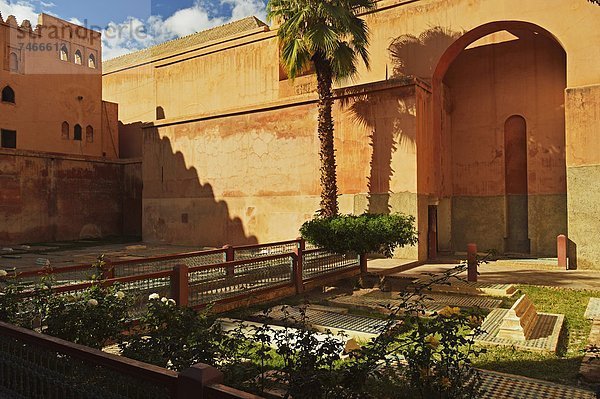 Nordafrika  Afrika  Marrakesch  Marokko  Saadier-Gräber  Saadier-Mausoleum