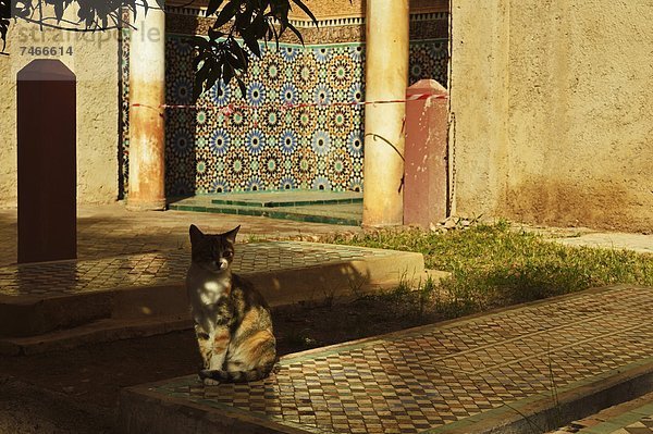 Nordafrika  Afrika  Marrakesch  Marokko  Saadier-Gräber  Saadier-Mausoleum