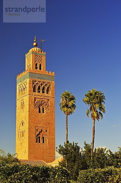 Nordafrika  Afrika  Koutoubia-Moschee  Marrakesch  Marokko