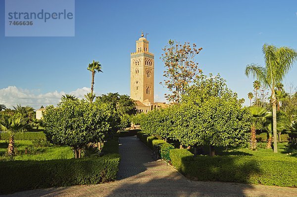 Nordafrika  Afrika  Koutoubia-Moschee  Marrakesch  Marokko