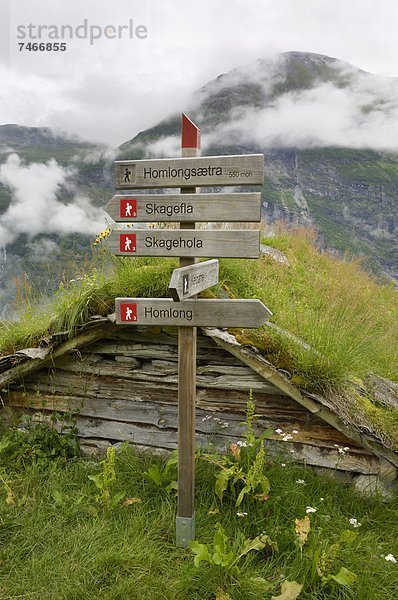 Europa Norwegen UNESCO-Welterbe More og Romsdal Skandinavien