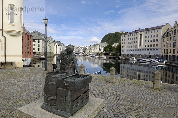 Europa Norwegen Alesund More og Romsdal Skandinavien