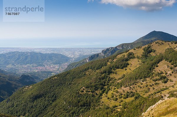 Europa  Meer  Alpen  Ansicht  Italien  Toskana