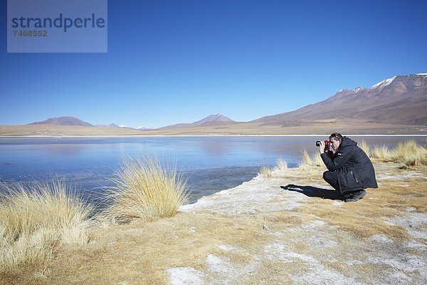 Mann  nehmen  Fotografie  Bolivien  Südamerika