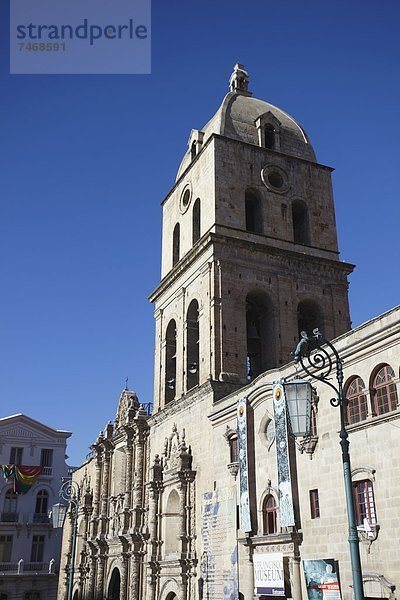 La Paz  Hauptstadt  Stadtplatz  Bolivien  La Paz  Südamerika