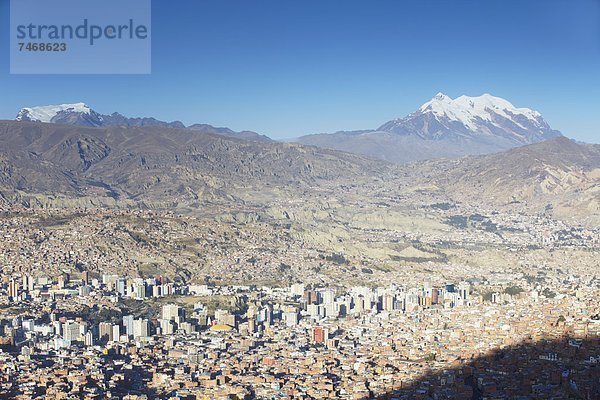 Ansicht Berg Bolivien Südamerika