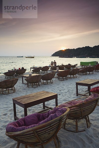 Strand  Restaurant  Südostasien  Vietnam  Asien  Kambodscha  Abenddämmerung  Sihanoukville