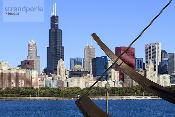 Vereinigte Staaten von Amerika  USA  Nordamerika  Fokus auf den Vordergrund  Fokus auf dem Vordergrund  Chicago  Illinois  Planetarium  Sonnenuhr