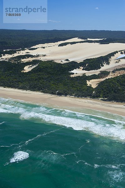 5  Strand  Pazifischer Ozean  Pazifik  Stiller Ozean  Großer Ozean  UNESCO-Welterbe  Fernsehantenne  Australien  Fraser Island  Queensland