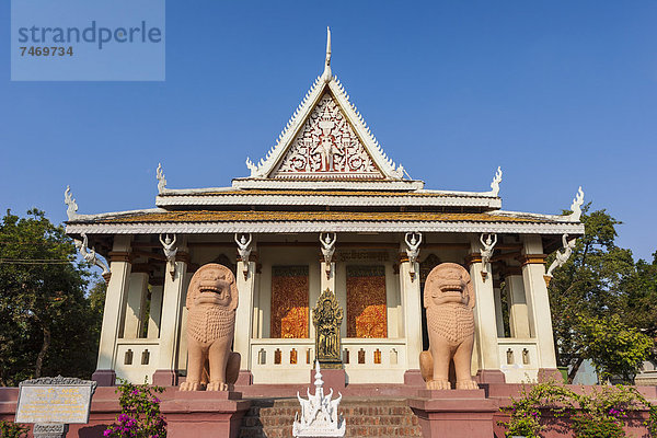 Phnom Penh  Hauptstadt  Berg  Südostasien  Vietnam  Asien  Kambodscha  Pagode