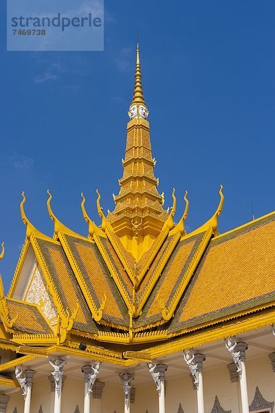 Thronhalle  Königspalast  Phnom Penh  Kambodscha  Indochina  Südostasien  Asien