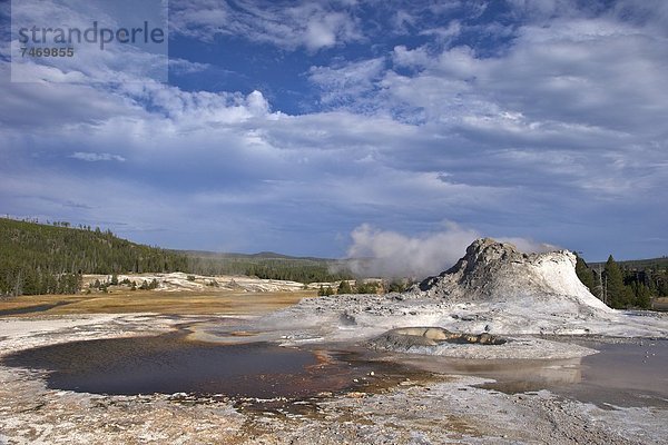 Vereinigte Staaten von Amerika  USA  Nordamerika  Geysir  UNESCO-Welterbe  Yellowstone Nationalpark  Wyoming