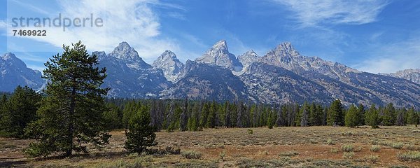 Vereinigte Staaten von Amerika  USA  nahe  Panorama  Kathedrale  Nordamerika  Ansicht  Wyoming