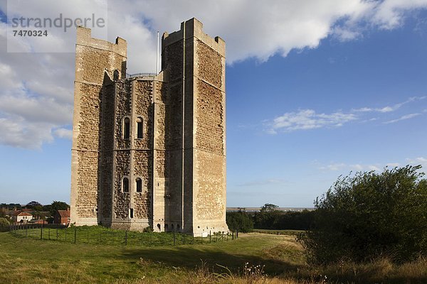 Europa  Palast  Schloß  Schlösser  Großbritannien  halten  Intakt  England  Suffolk