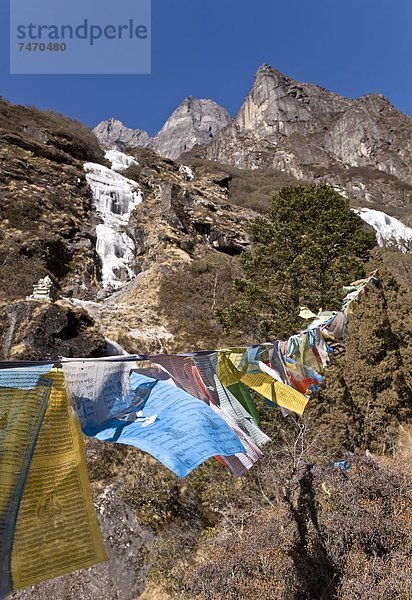 Gebetsfahne  Himalaya  Asien  Nepal